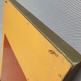 Beveled mirror gilded frame 140x42