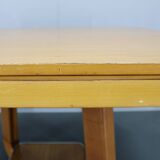 1970s Italian Extendable Dining Table in Maple Finish