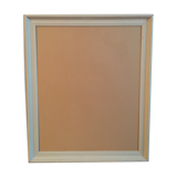 Large-format patinated wood frame