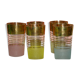 Orangeade glasses in granite glass 1960