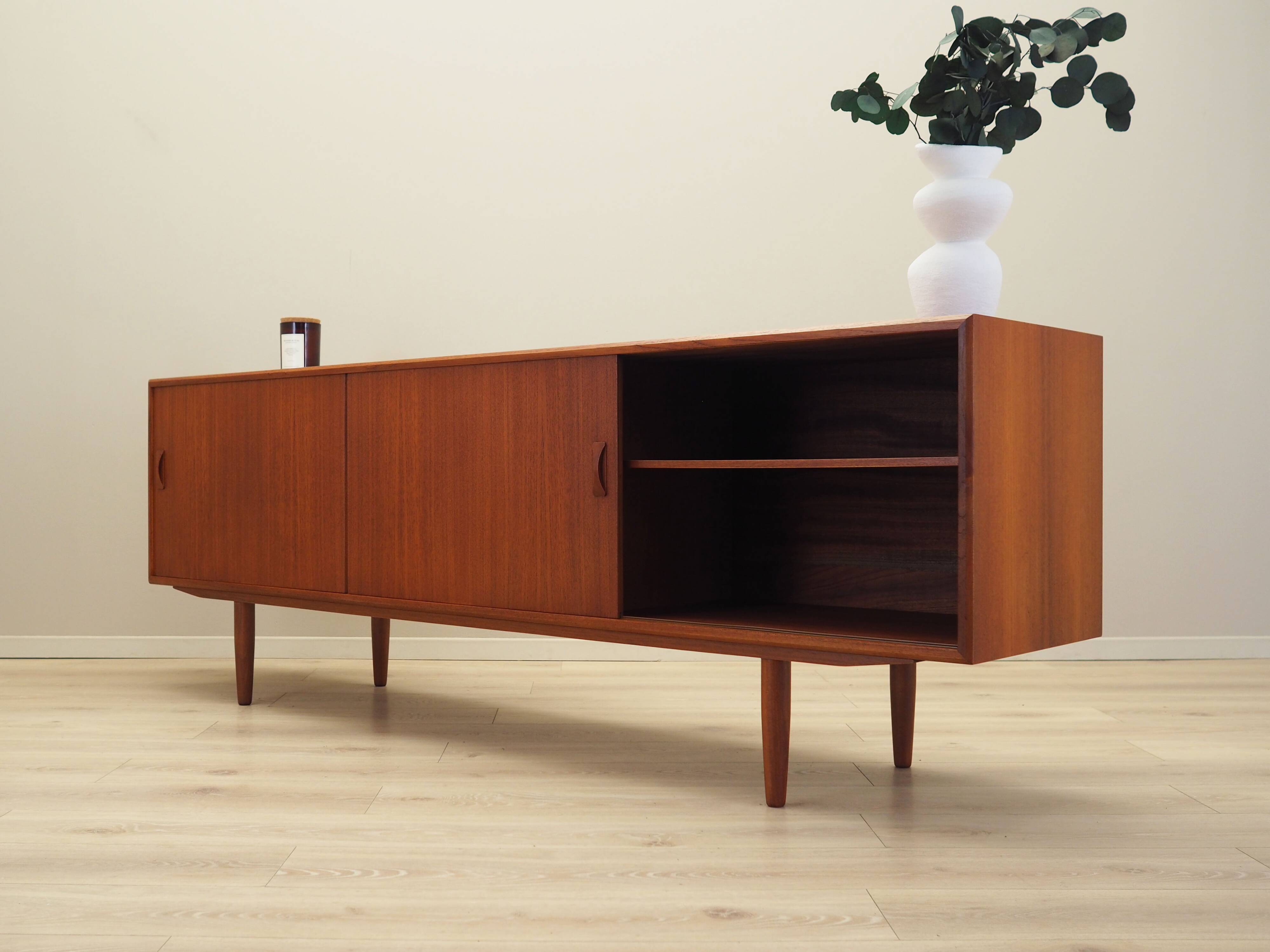 Buffet en teck, design danois, années 60, fabricant : Clausen & Son