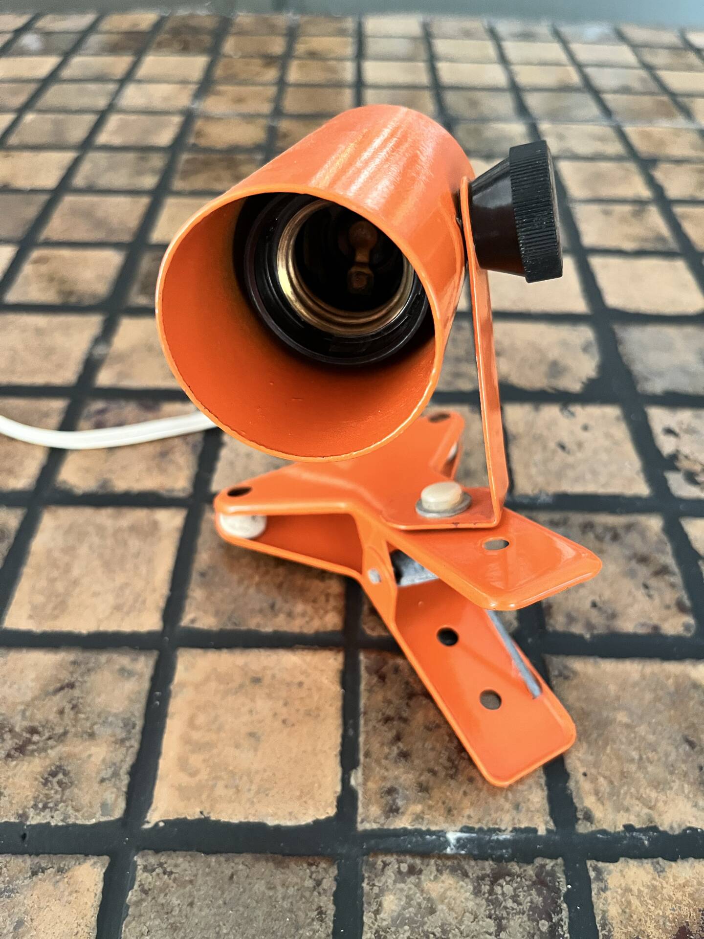 Orange spot pin