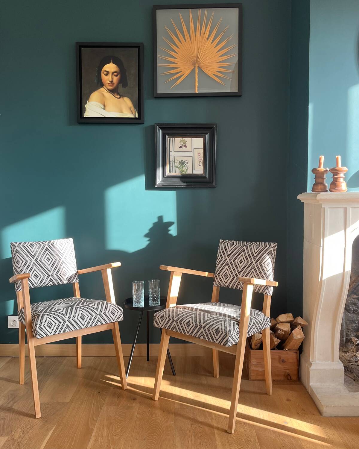 Pair of new Scandinavian armchairs