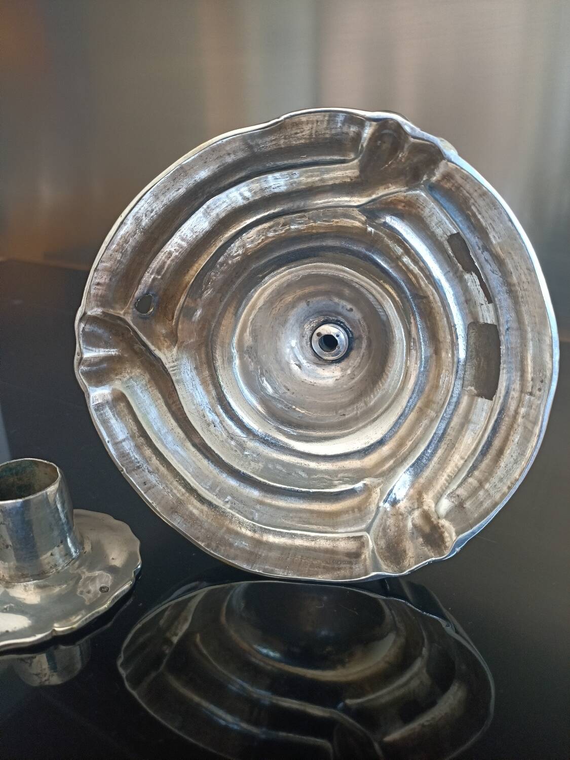 Louis XVIIIth century silver candlestick