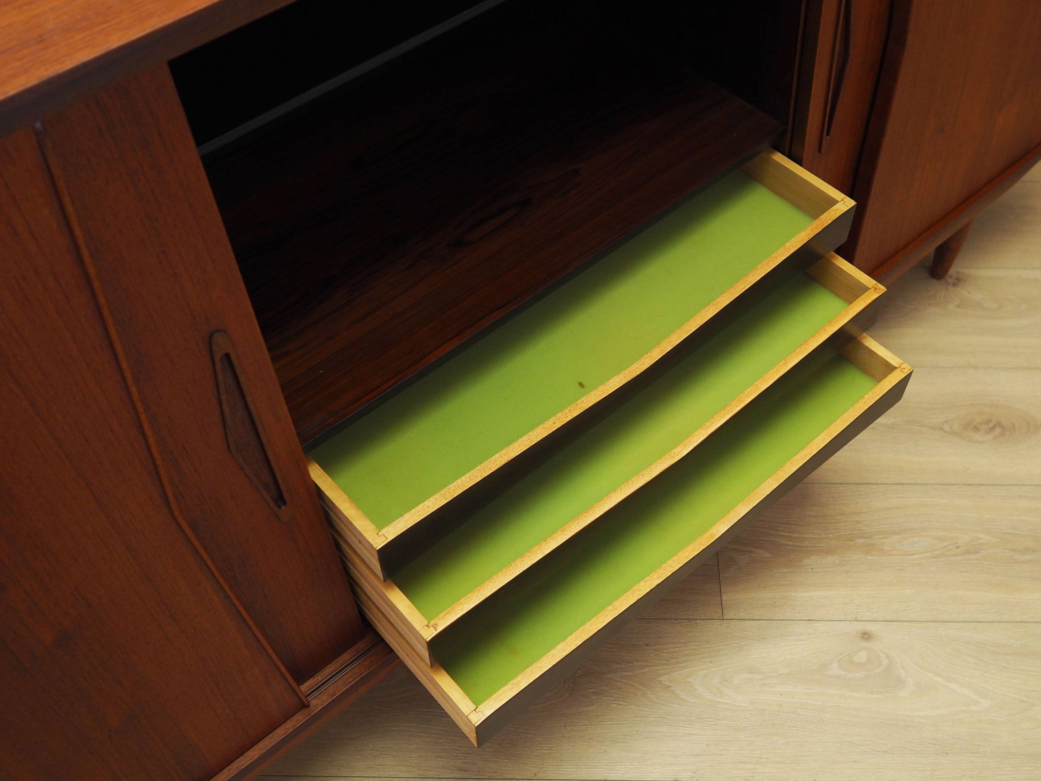Teak sideboard, Danish design, 1970s, production: Denmark