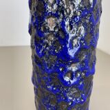 Rare Super Color Crusty Fat Lava Multi-Color Vase Scheurich, Germany WGP, 1970s