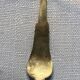 Vermeil (gilded silver) spoons in black wooden box