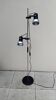 Vintage 2-spot floor lamp from the 70s, produced by Miwi