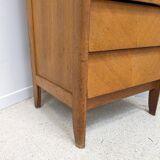 Chevron veneer chiffonier