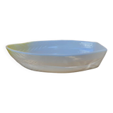 Earthenware dish with endive patterns