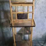 Shelf in bamboo and asian lacquer