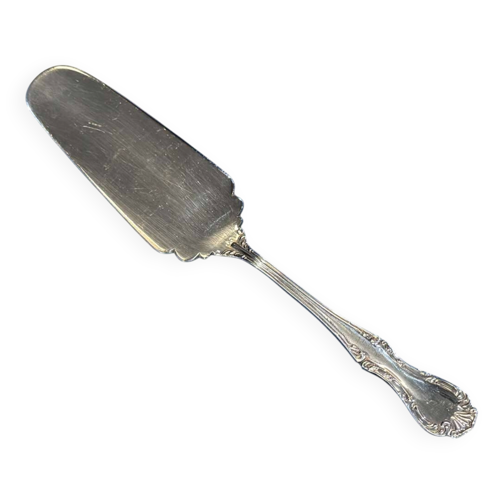 Mappin and Webb silver-plated cake slice model Russell