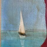Tableau ancien Marine signée années 50/60