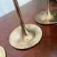 Suite of 5 Danish candle holders 50s