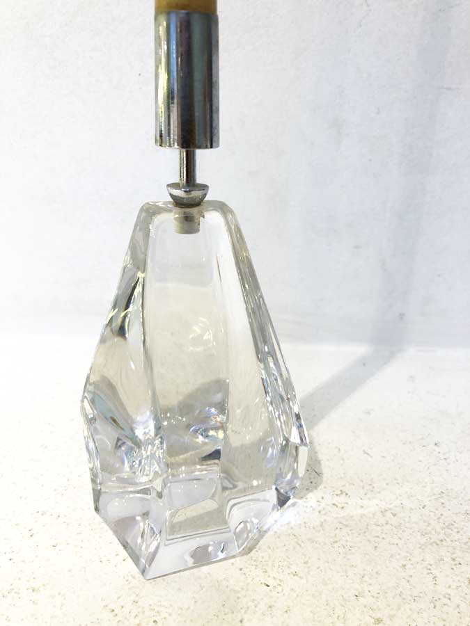 Daum crystal candlestick, 1970