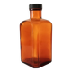 Old amber pharmacy bottle