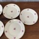 10 plates, 20cm diameter, "Rose" pattern