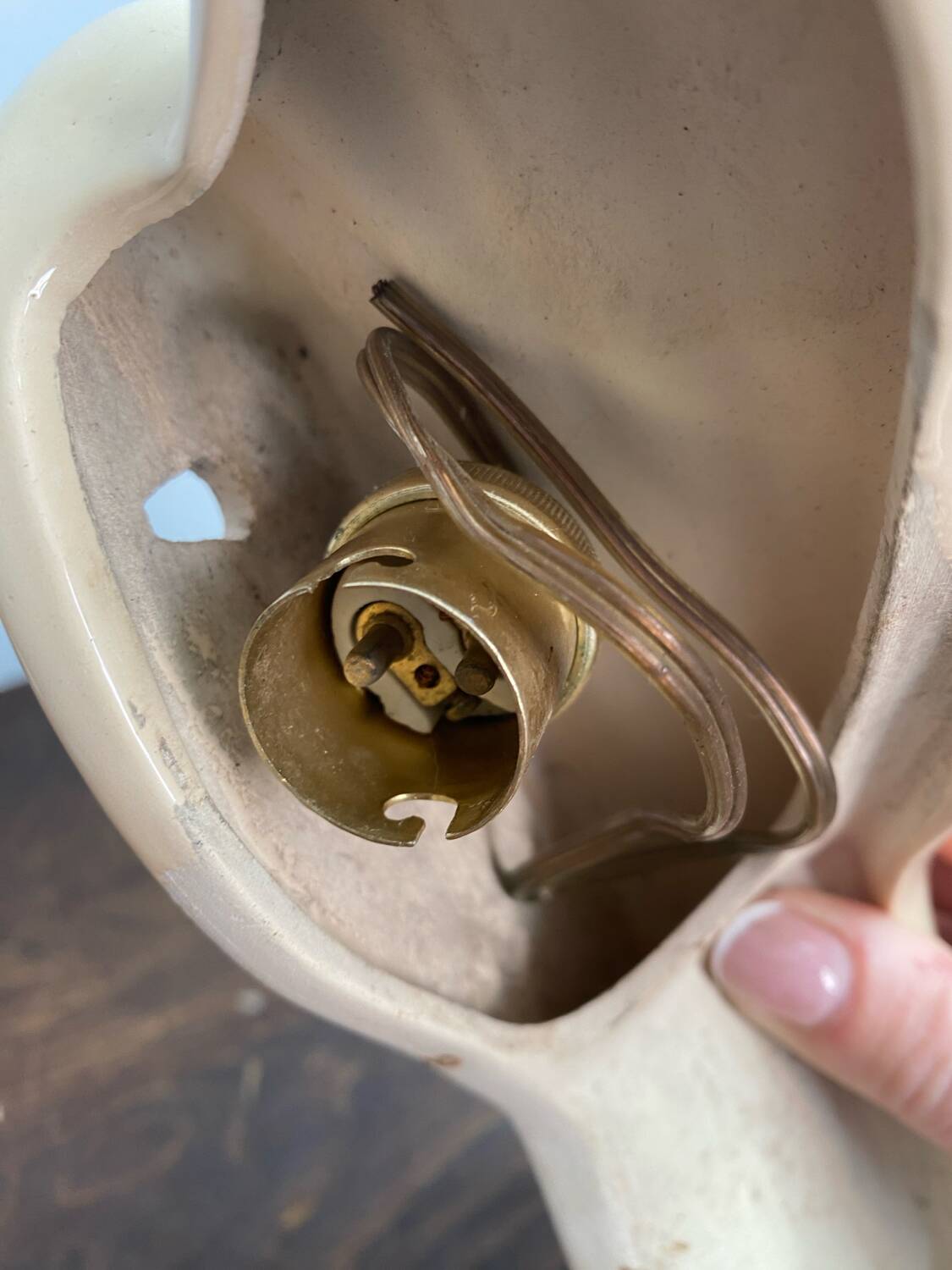 Art Deco ceramic wall light