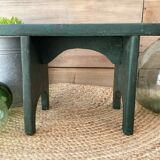 Small solid wood bench