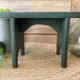 Small solid wood bench