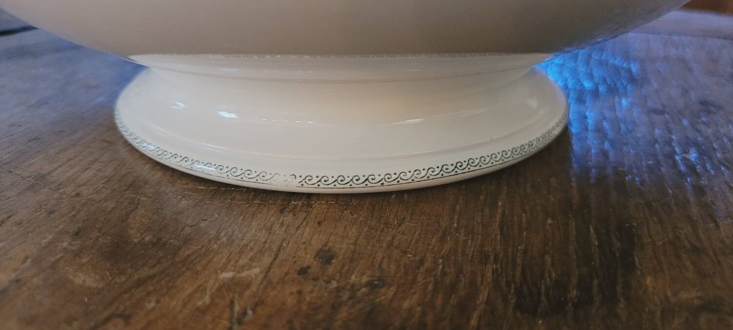 Sarreguemines iron earth salad bowl