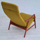Alf Svensson, 60s, armchair model Kontur, completely restored, furniture wool