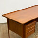 Danish teak desk by Peter Løvig Nielsen for Hedensted Møbelfabrik Denmark 1960s