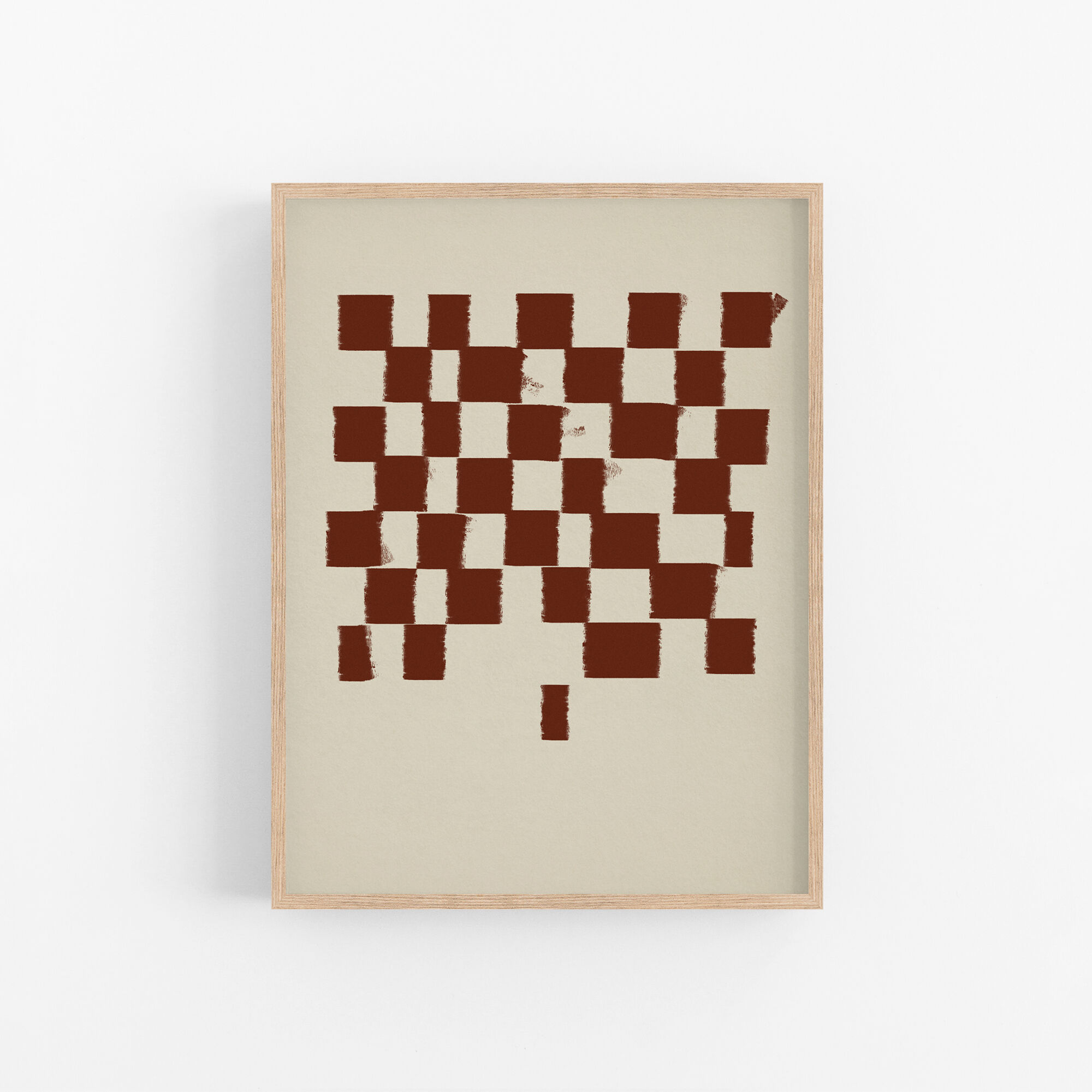 Chequers giclee art print, 50x70cm