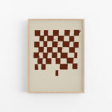 Tirage d’art Echiquier, 50x70cm
