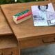 Bureau vintage pieds compas