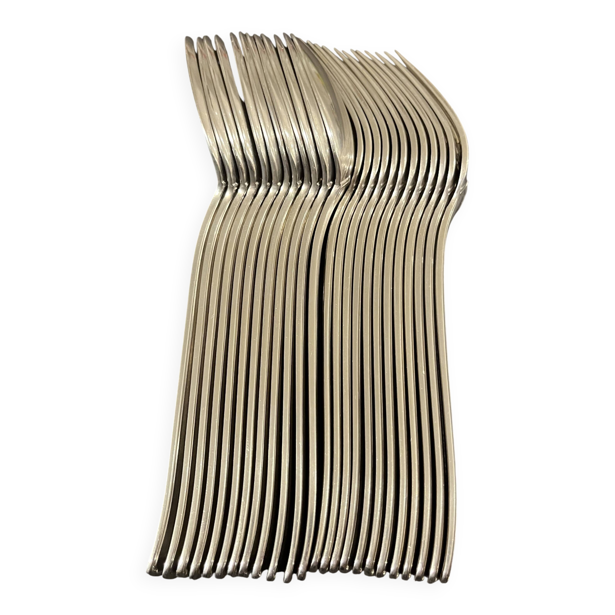 Silver-plated metal cutlery by François Frionnet