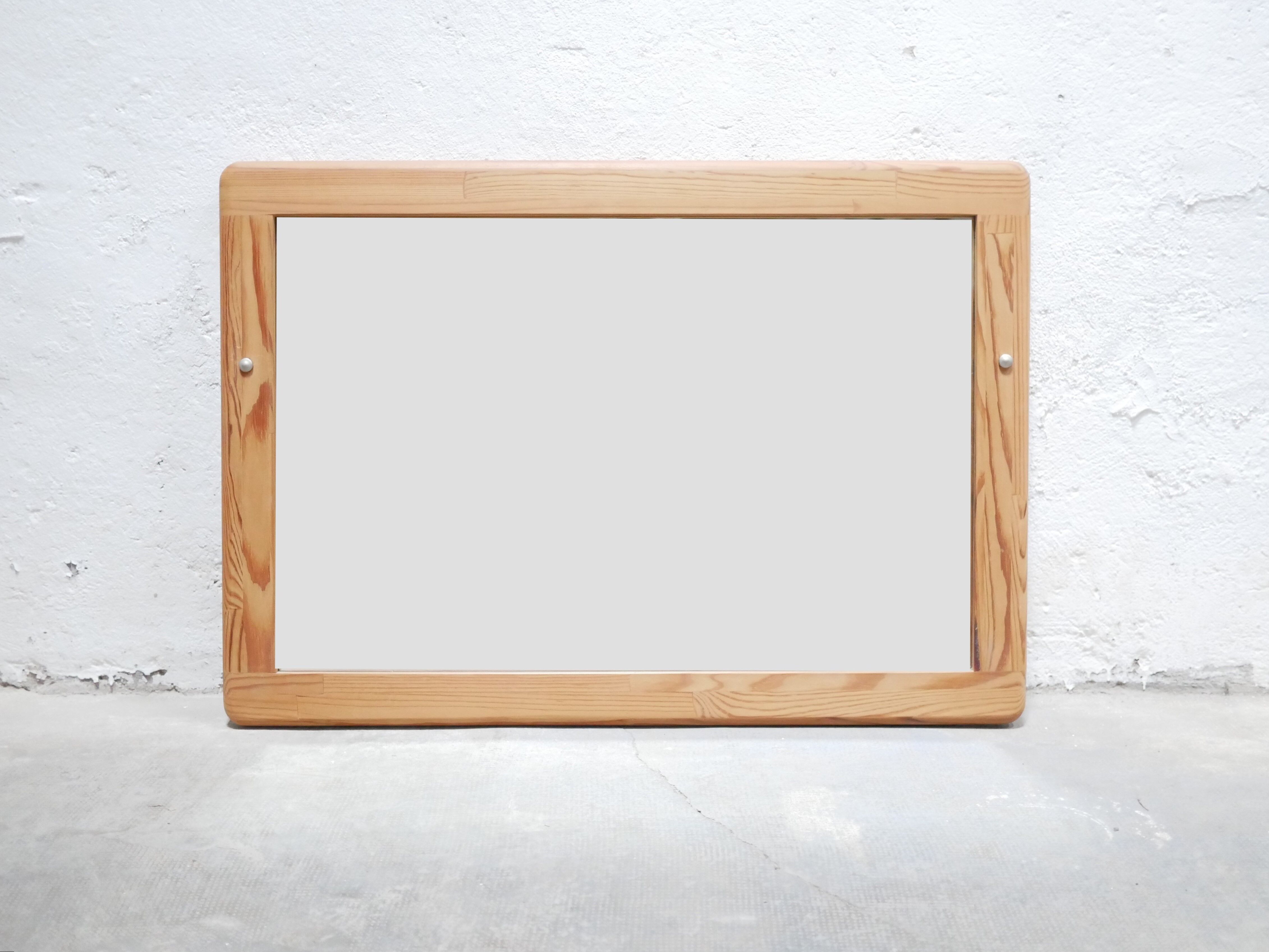 Vintage pine mirror