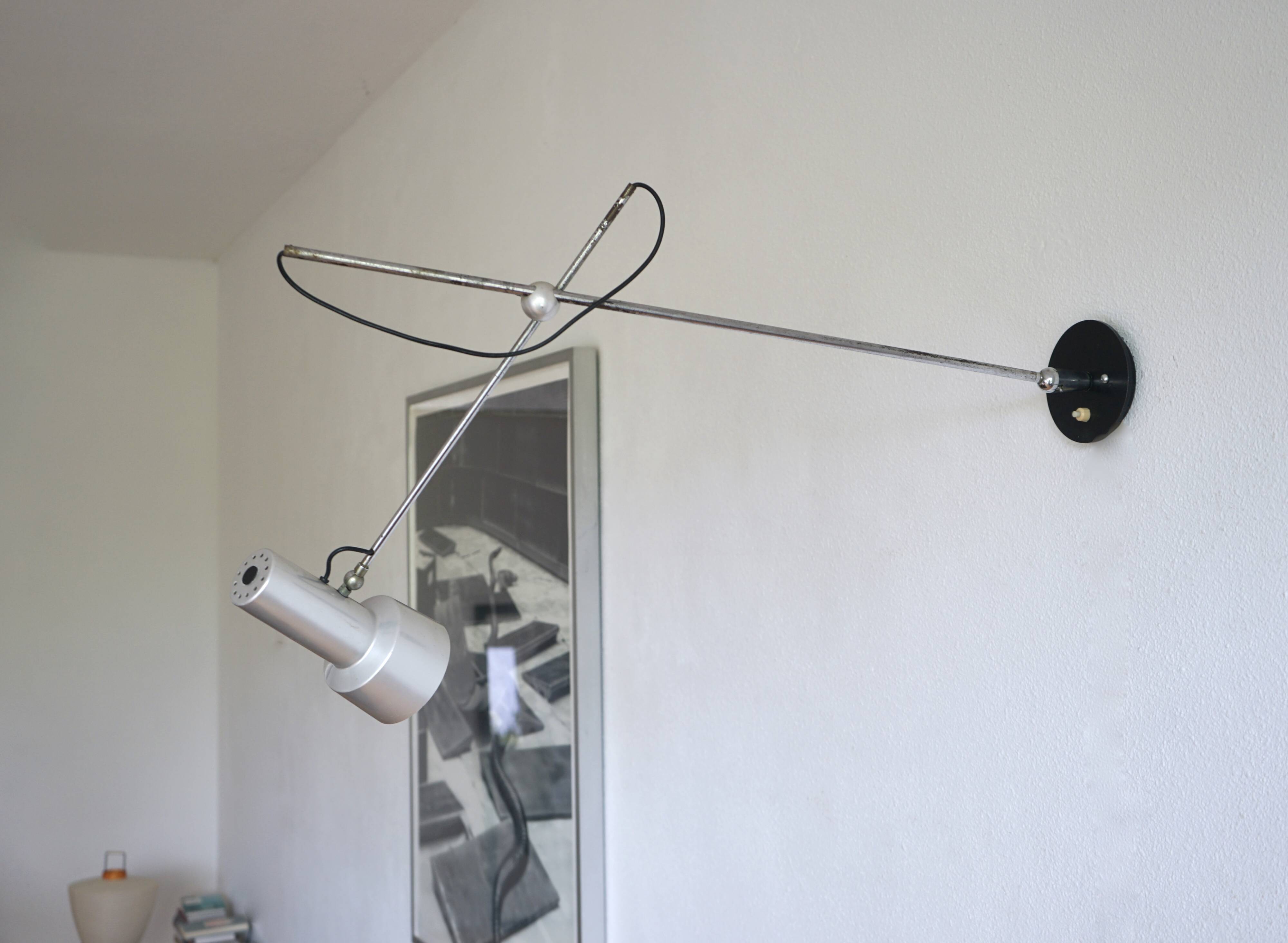 Vintage Model 213 Wall Lamp by Gino Sarfatti for Arteluce, 1956