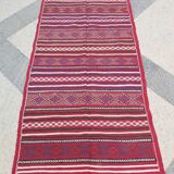Traditional handmade red carpet   100x190cm