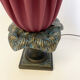 Lampe modele feuilles d'or par Georgia Jacob des années 70