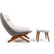 Fauteuil modèle 'ML91' de Illum Wikkelsø, années 1950