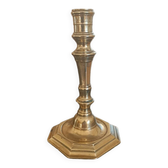 Louis XIV period gilt bronze candlestick