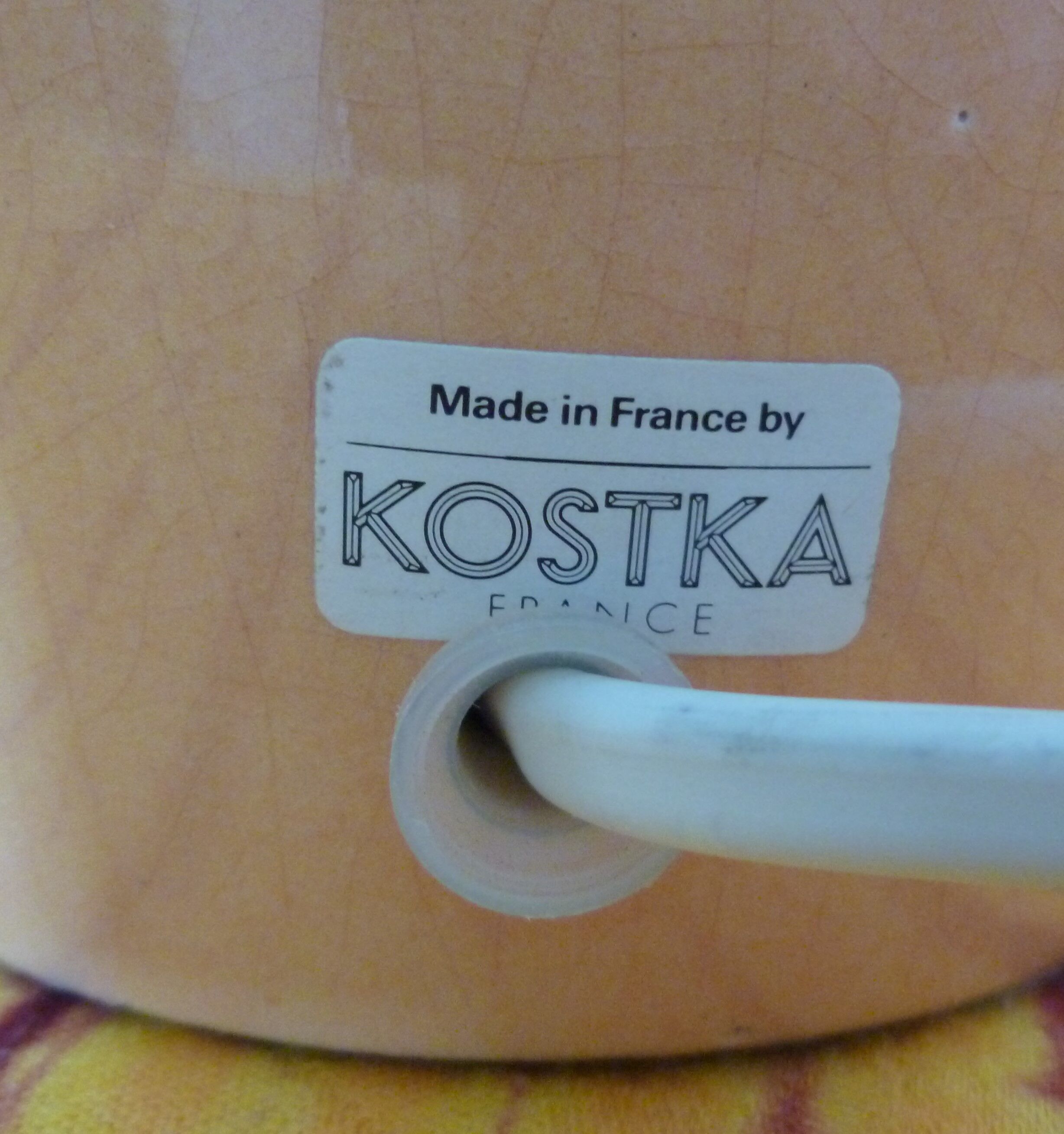 Lamp Kostka cracked ceramic