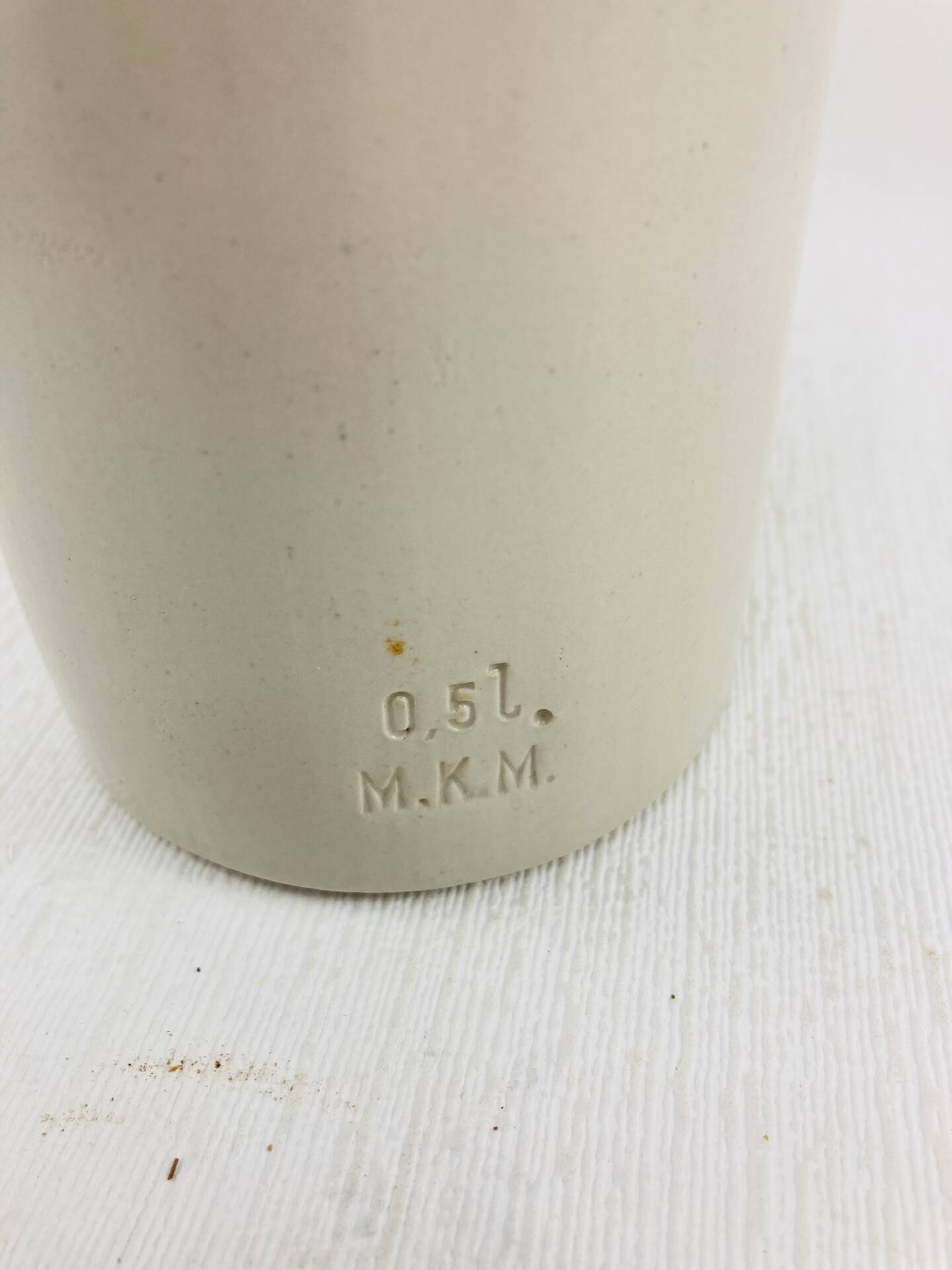 Old stoneware bottle 0.5L M.K.M. Mogendorf – Germany 1900
