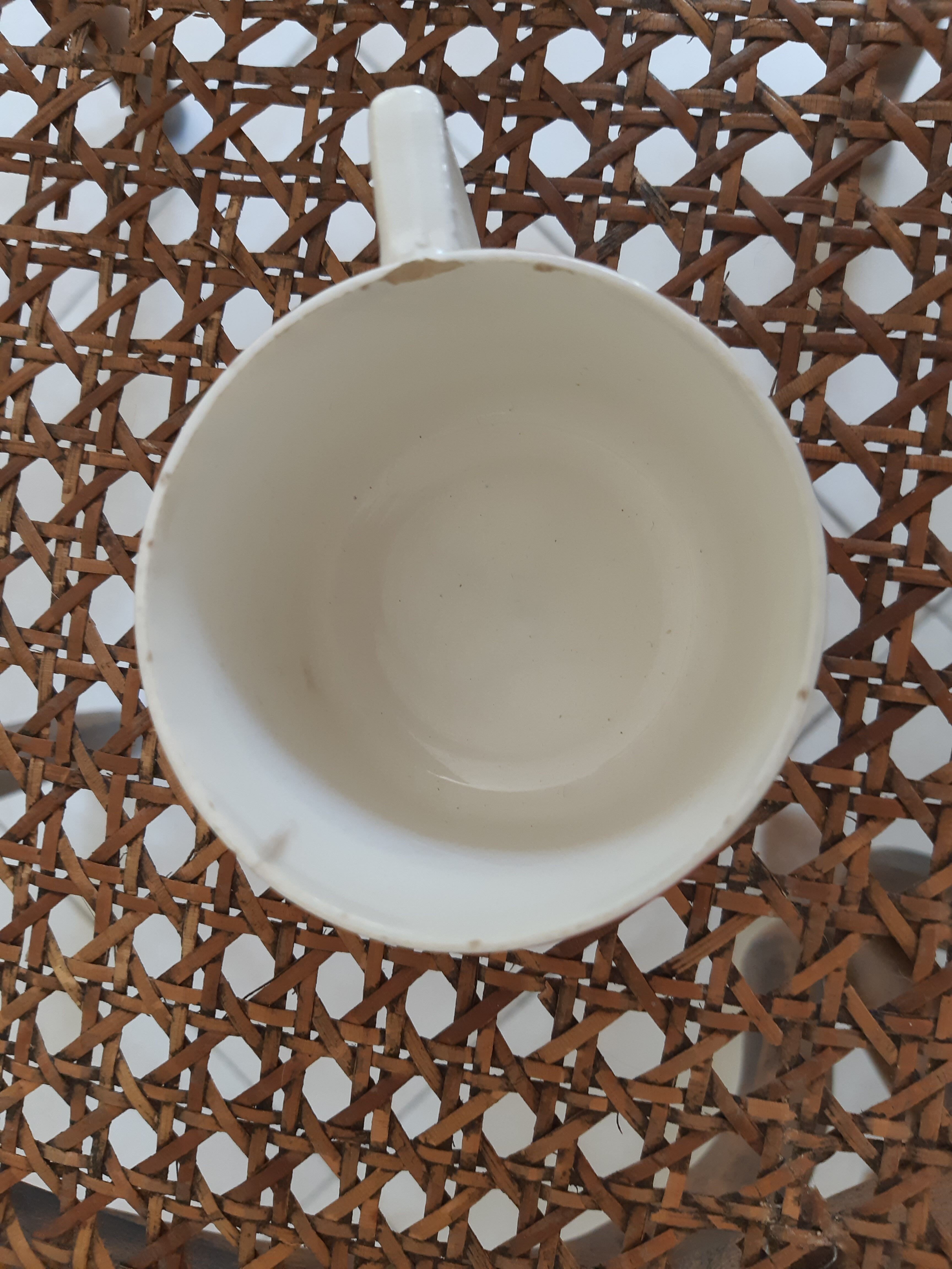 Coffee maker and cups Digoin Sarreguemines