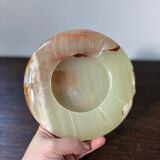 Vintage onyx ashtray natural stone