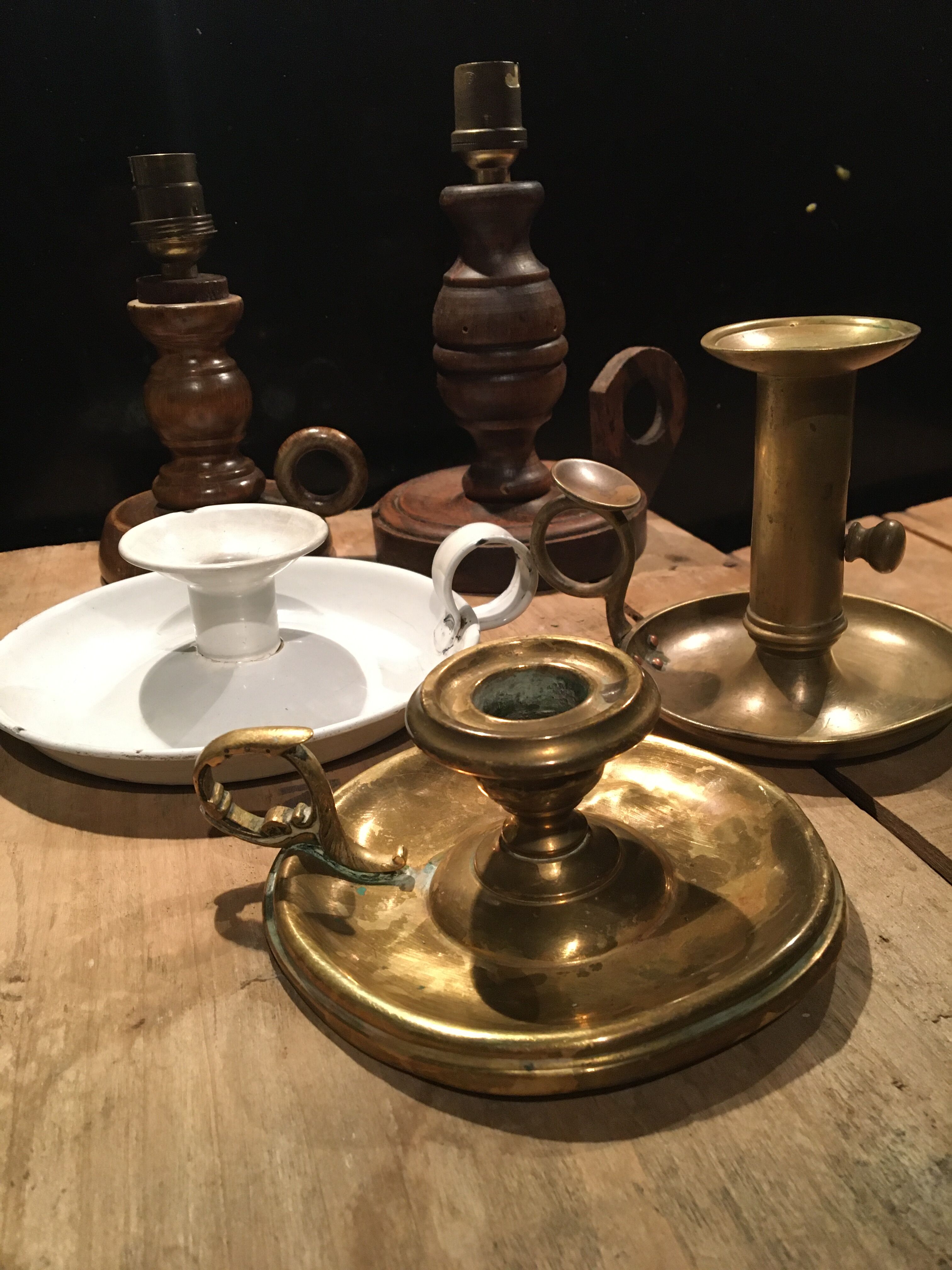 Brass candlestick