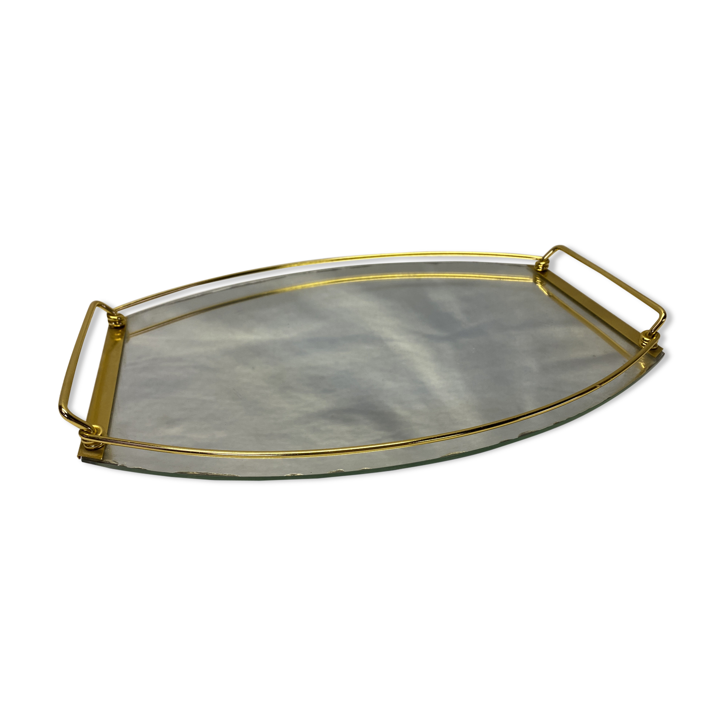 Art deco gilded tray