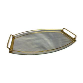 Art deco gilded tray