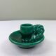 Vallauris earthenware candle holder
