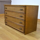 Vintage dresser in rattan 1970/1980