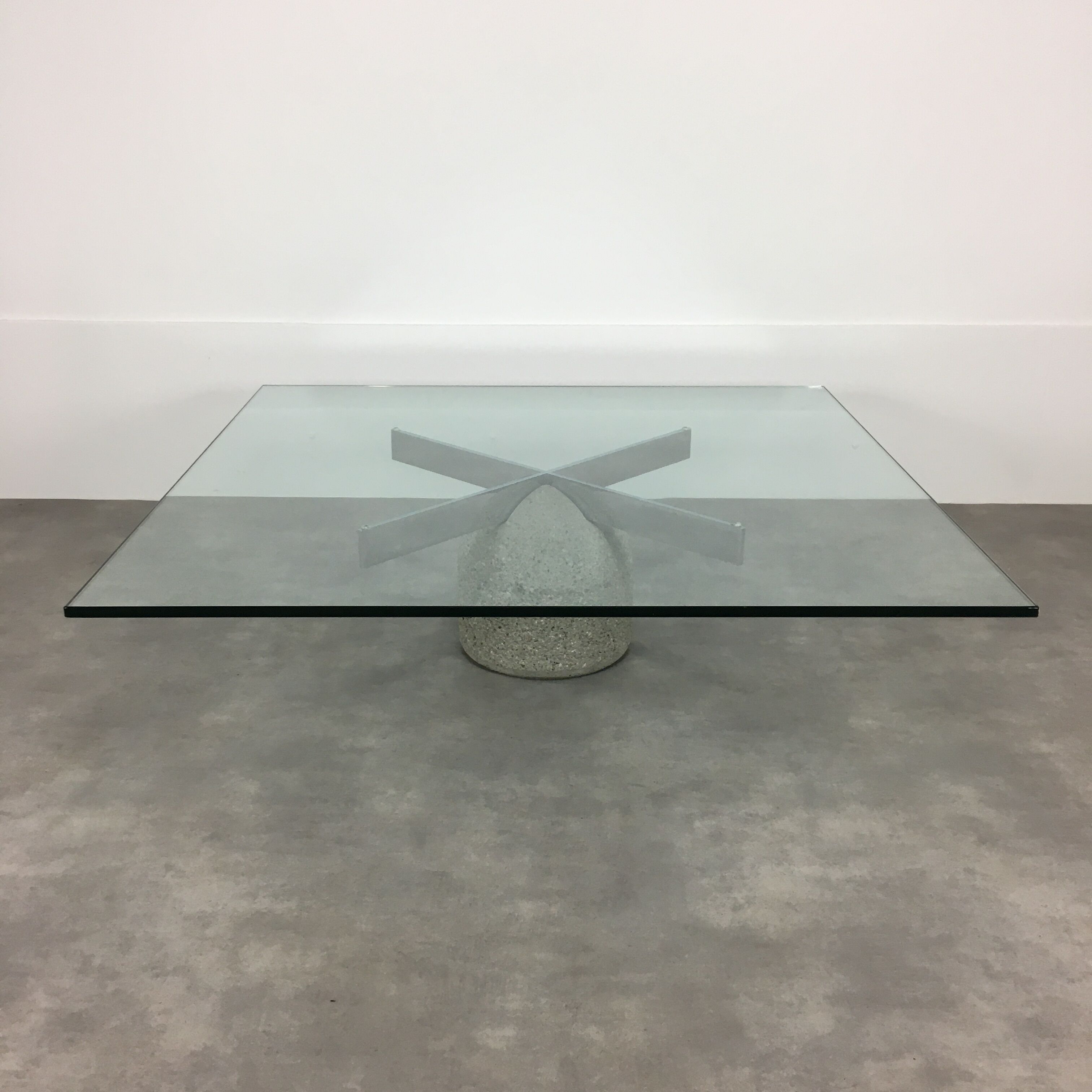 Paracarro coffee table by Giovanni Offredi for Saporiti, Italy 1970