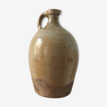 Vase, vintage ceramic jug gres