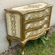 Commode florentine vintage en bois doré