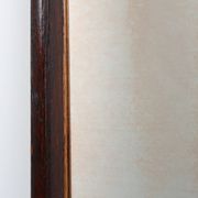 Miroir belge Art Déco en bois avec verre vieilli, vers 1930